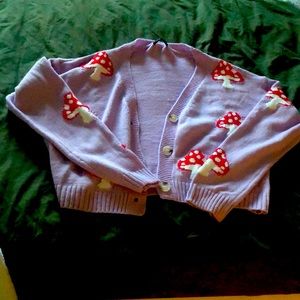 Mushroom cardigan!!!